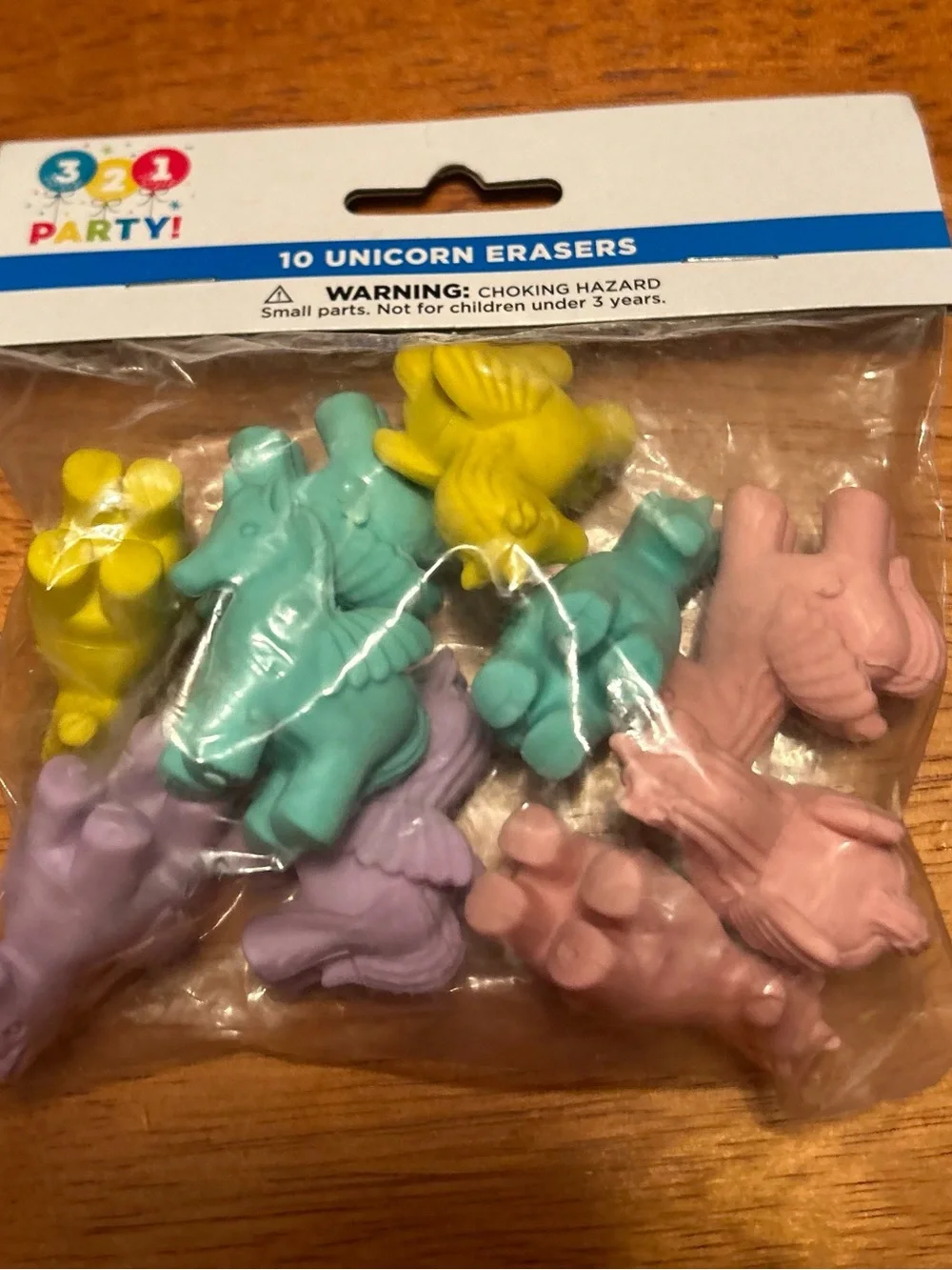 Party! Pack of 10 Unicorn Erasers - Bundle / 9 packs